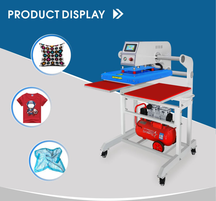 Automatic LCD Screen Panel 40x60cm Sublimation Jersey Large Heat Press Machine