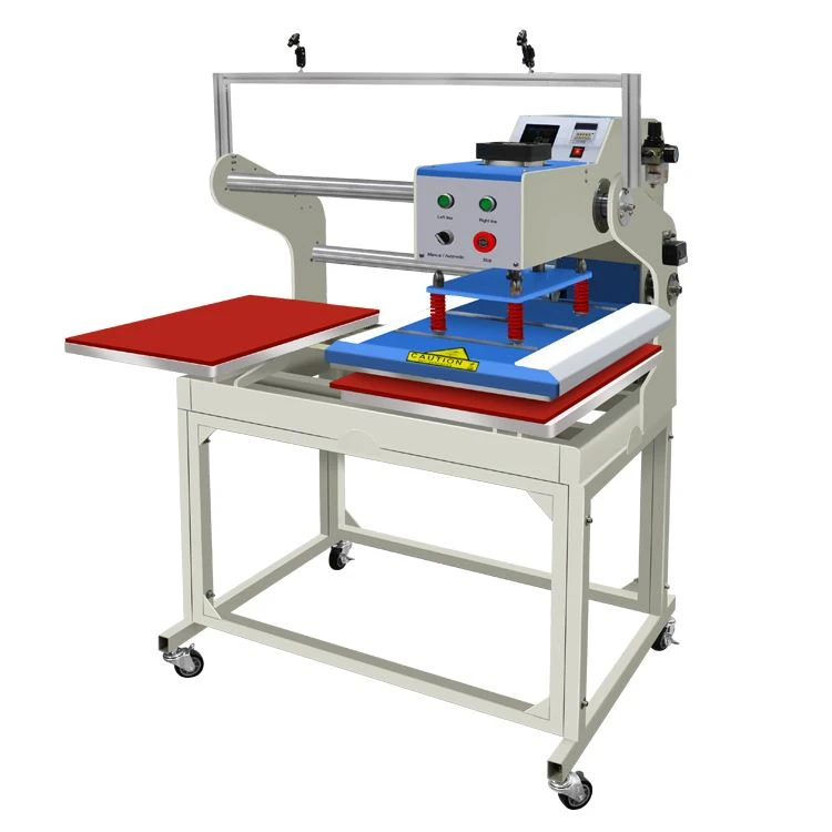 Promosi Besar 60X40cm Pemanas Pelat Ganda Sublimasi Transfer Mesin Press Panas
