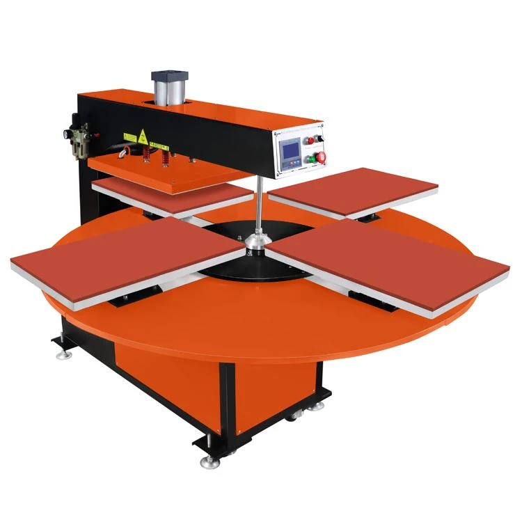 Pabrik Heatpress Transfer Rotary Type Jersey Pneumatic Heat Press Machine